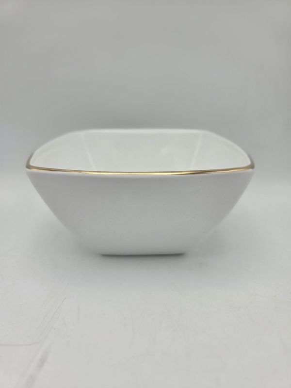 Set of 6 Mancer White Porcelain Bowls