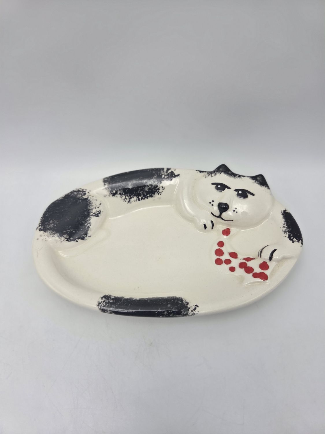 Vintage Cat Trinket Dish