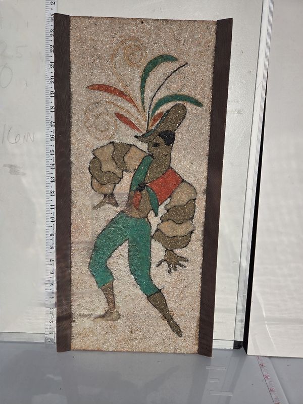 Crushed-Stone Mosaic Wall Art Panel