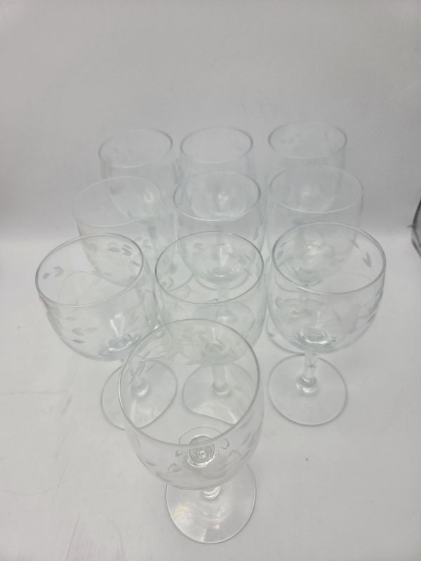 Princess House Set of 10 Glassware