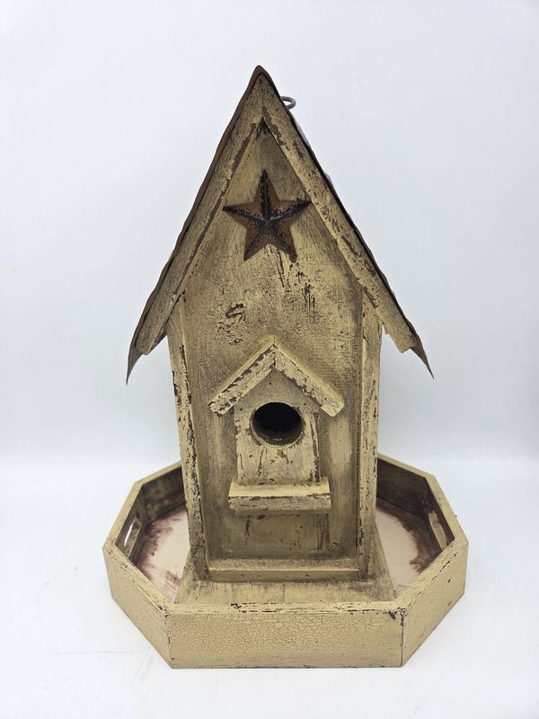 Star Wooden Birdhouse
