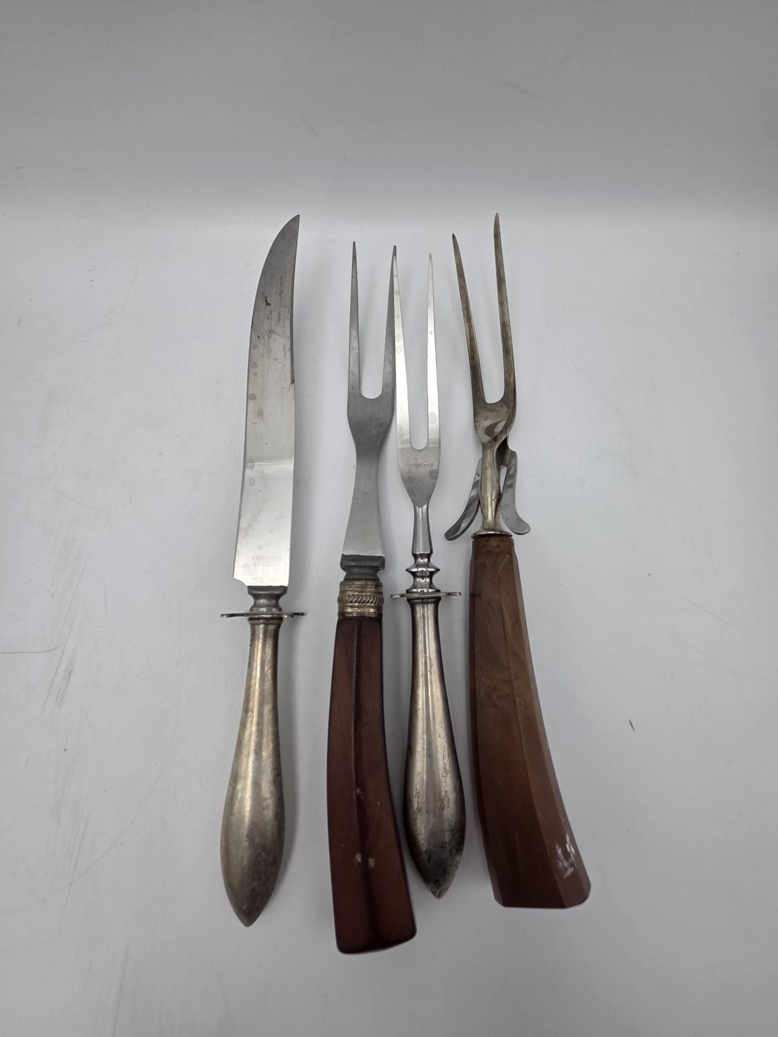 Vintage 4-Piece Carving &amp; Serving Set