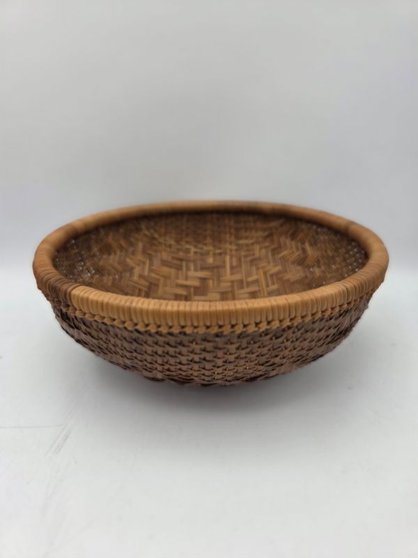 Handwoven Round Basket Bowl