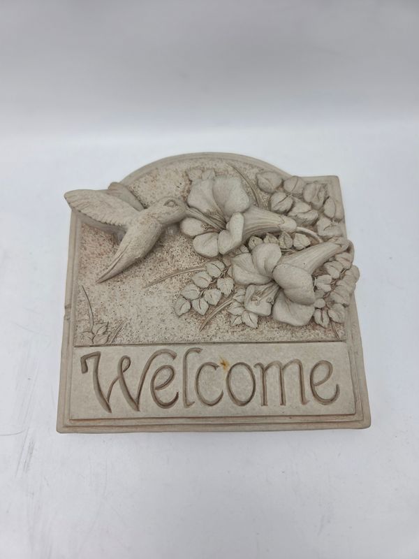 Carruth Hummingbird Welcome Plaque