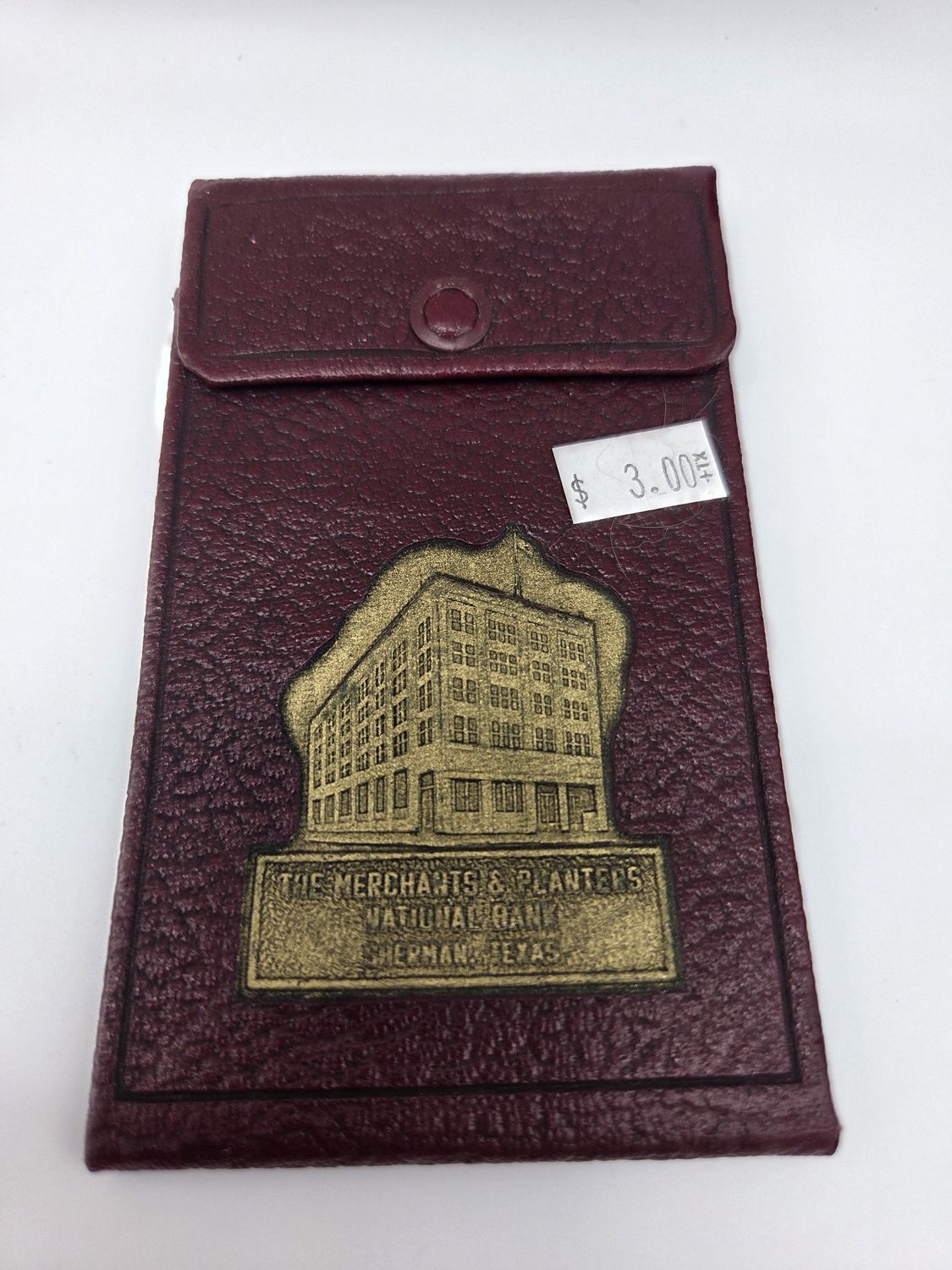 Vintage Merchants &amp; Planters Checkbook