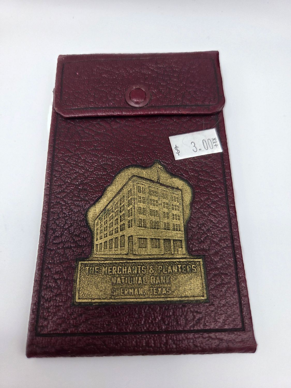 Vintage Merchants &amp; Planters Checkbook