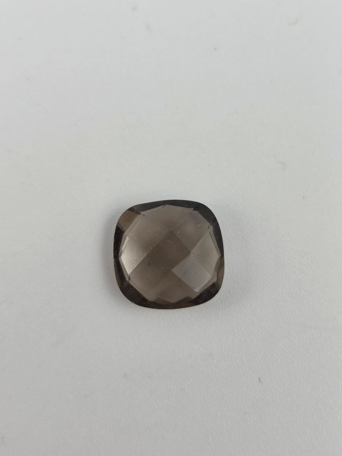 Loose Smoky Quartz Cushion-Cut Gem