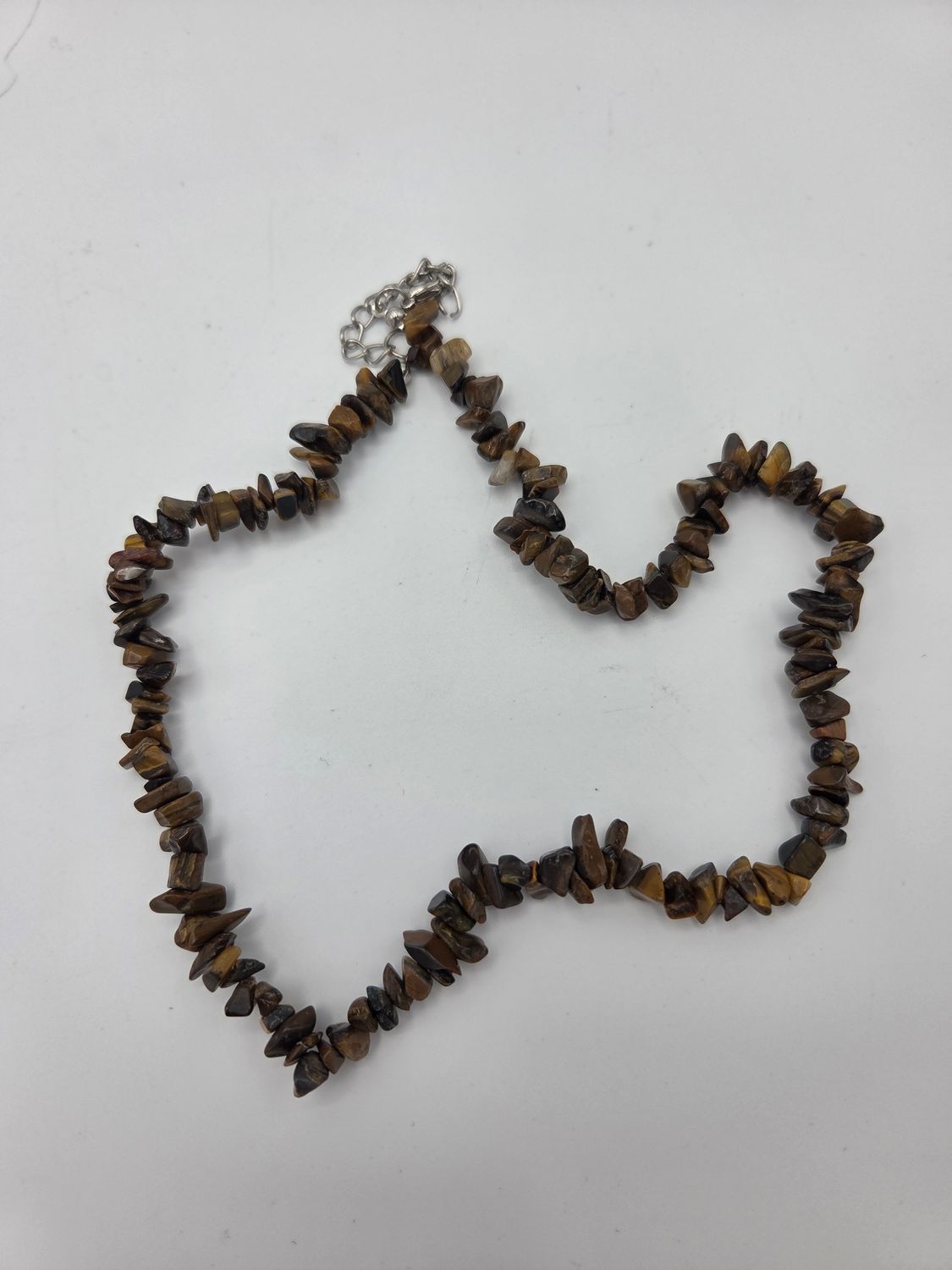 Tiger’s Eye Chip Bead Necklace