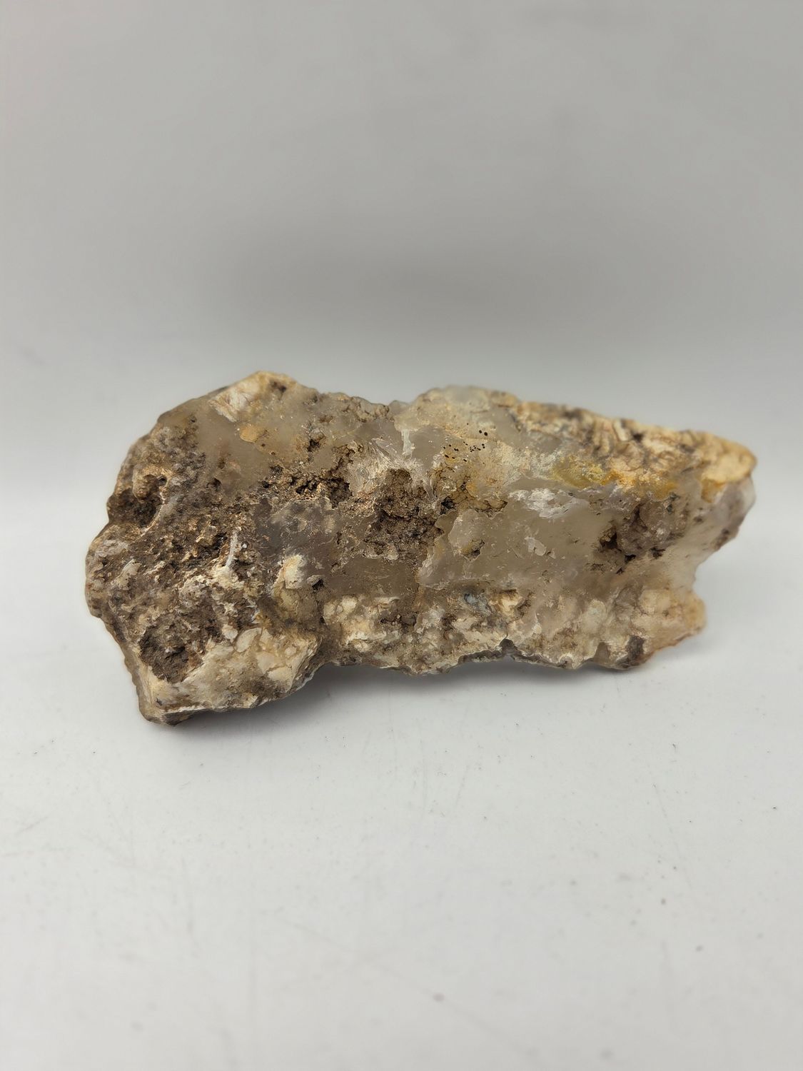 Natural Gray Agate / Chalcedony Slab
