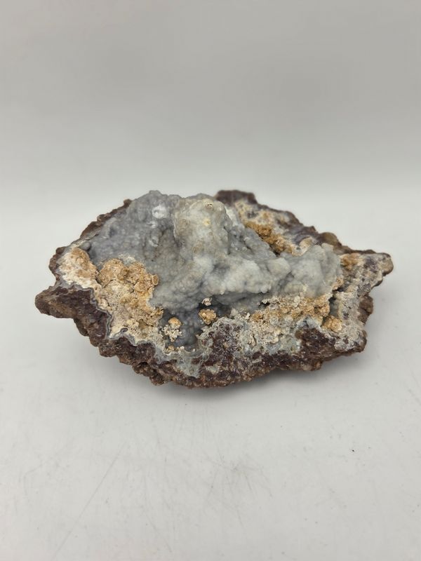 Botryoidal Chalcedony Geode Mineral Specimen