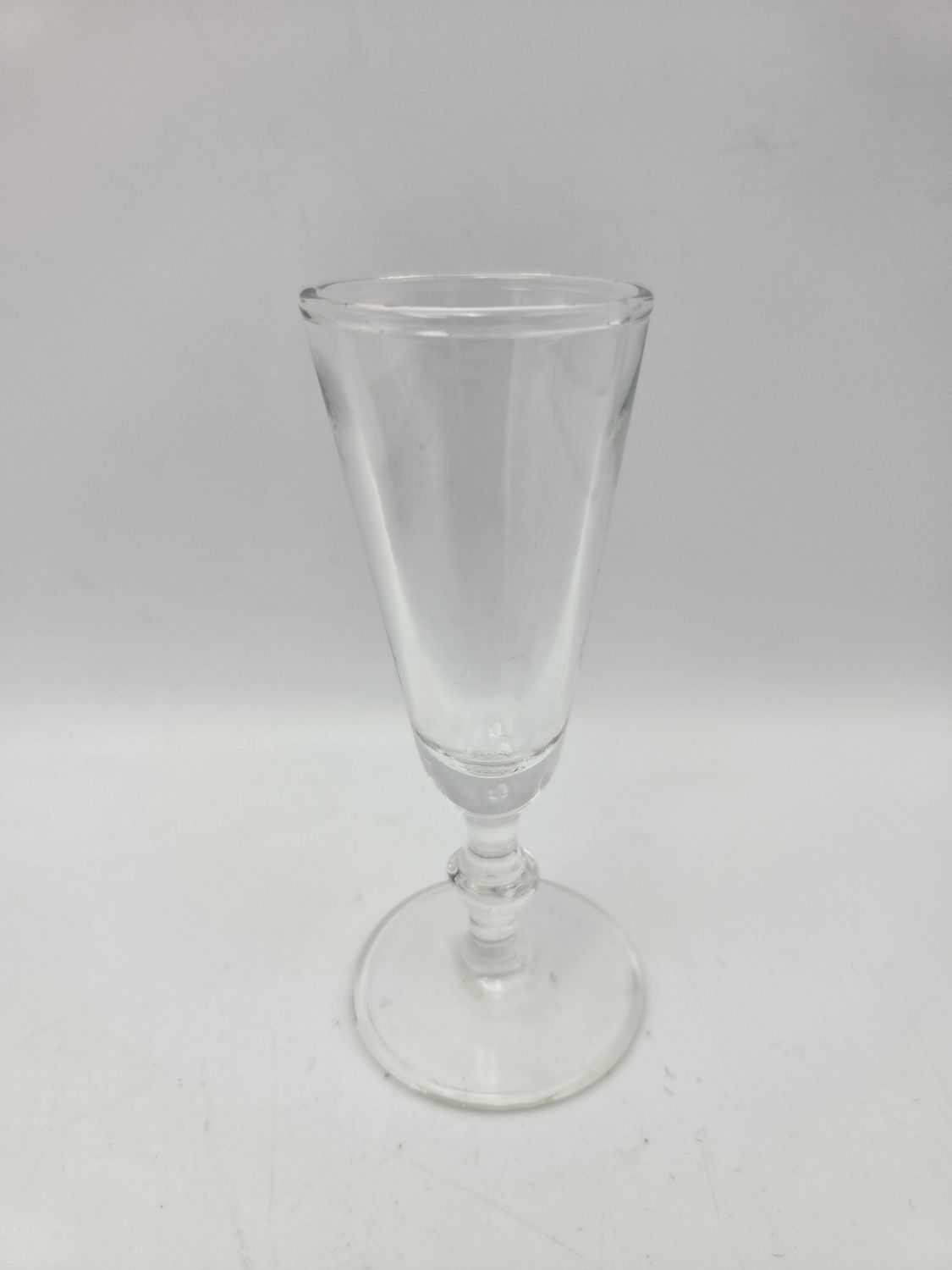 Small Flared Clear Stemmed Cordial Glass