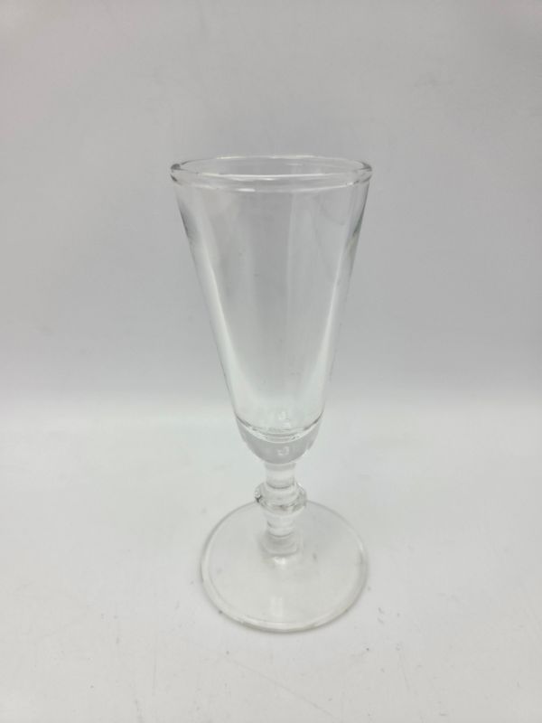 Small Flared Clear Stemmed Cordial Glass