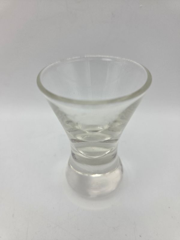 Clear Hourglass-Shaped Cordial Shot Glass