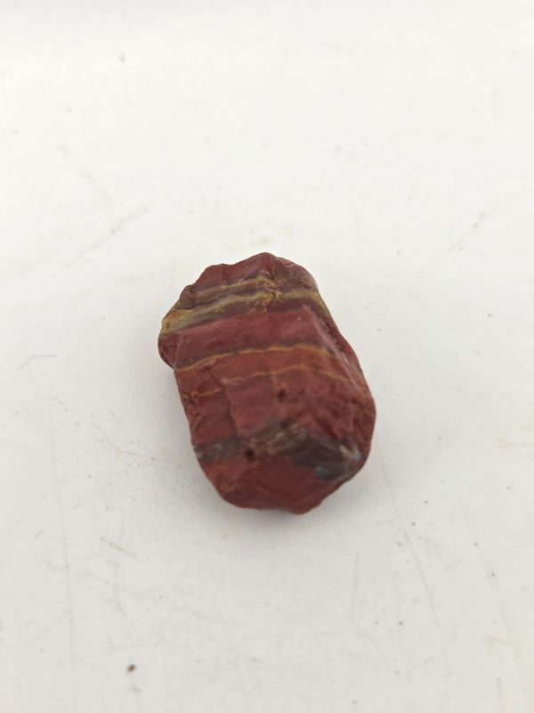 Small Raw Banded Red Jasper Stone