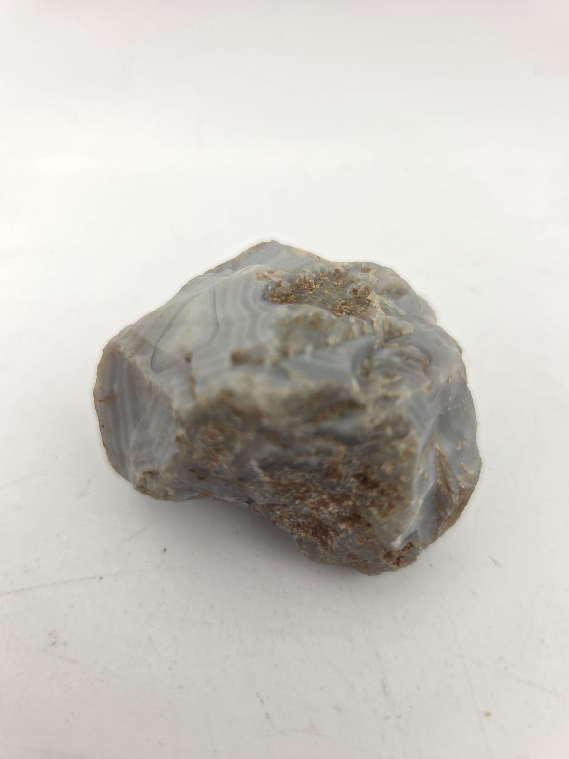 Blue Banded Agate / Chalcedony Rough Stone