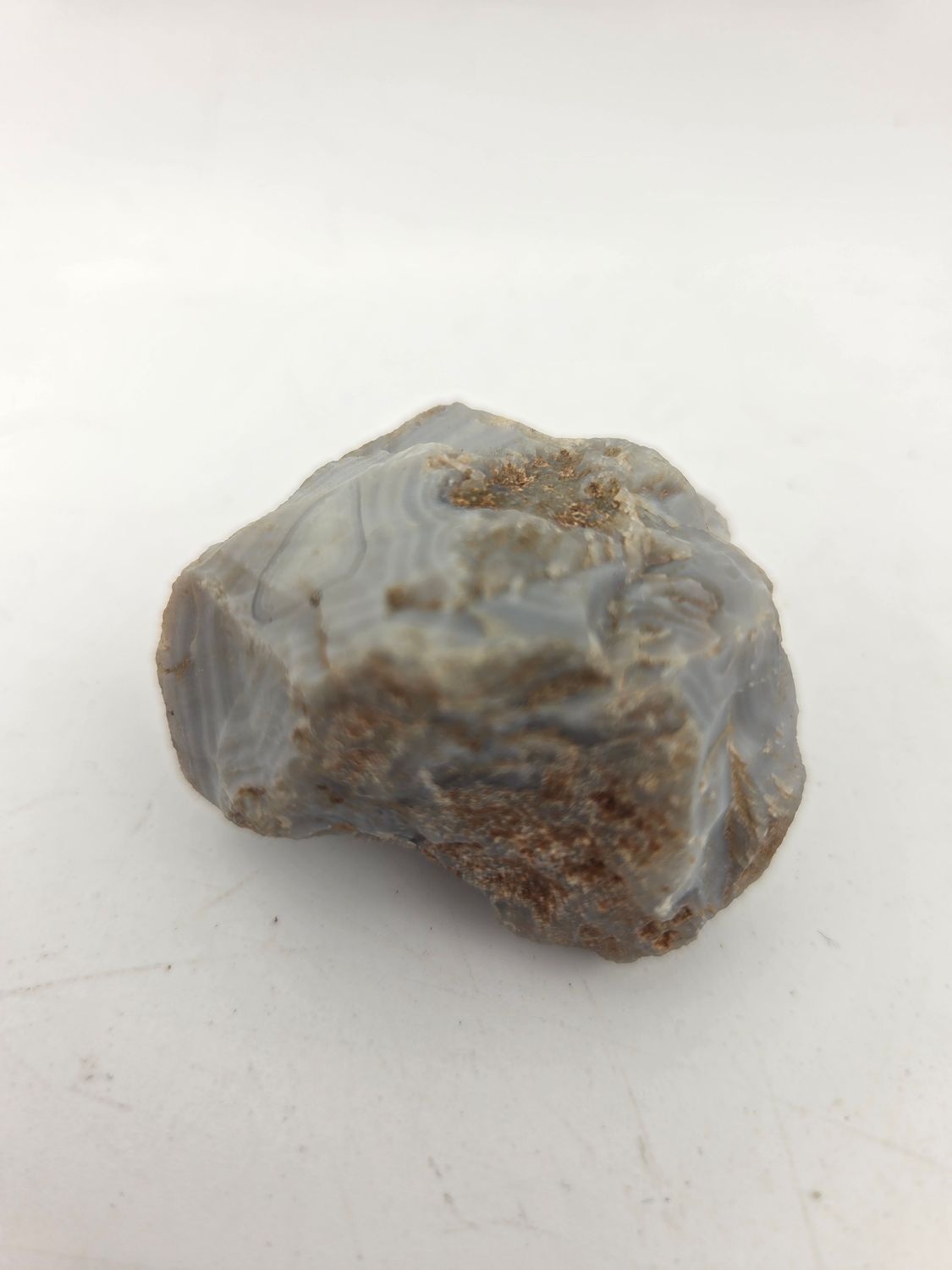 Blue Banded Agate / Chalcedony Rough Stone