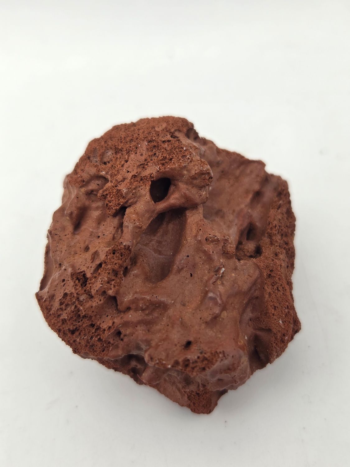 Small Red Lava Rock / Volcanic Scoria Specimen