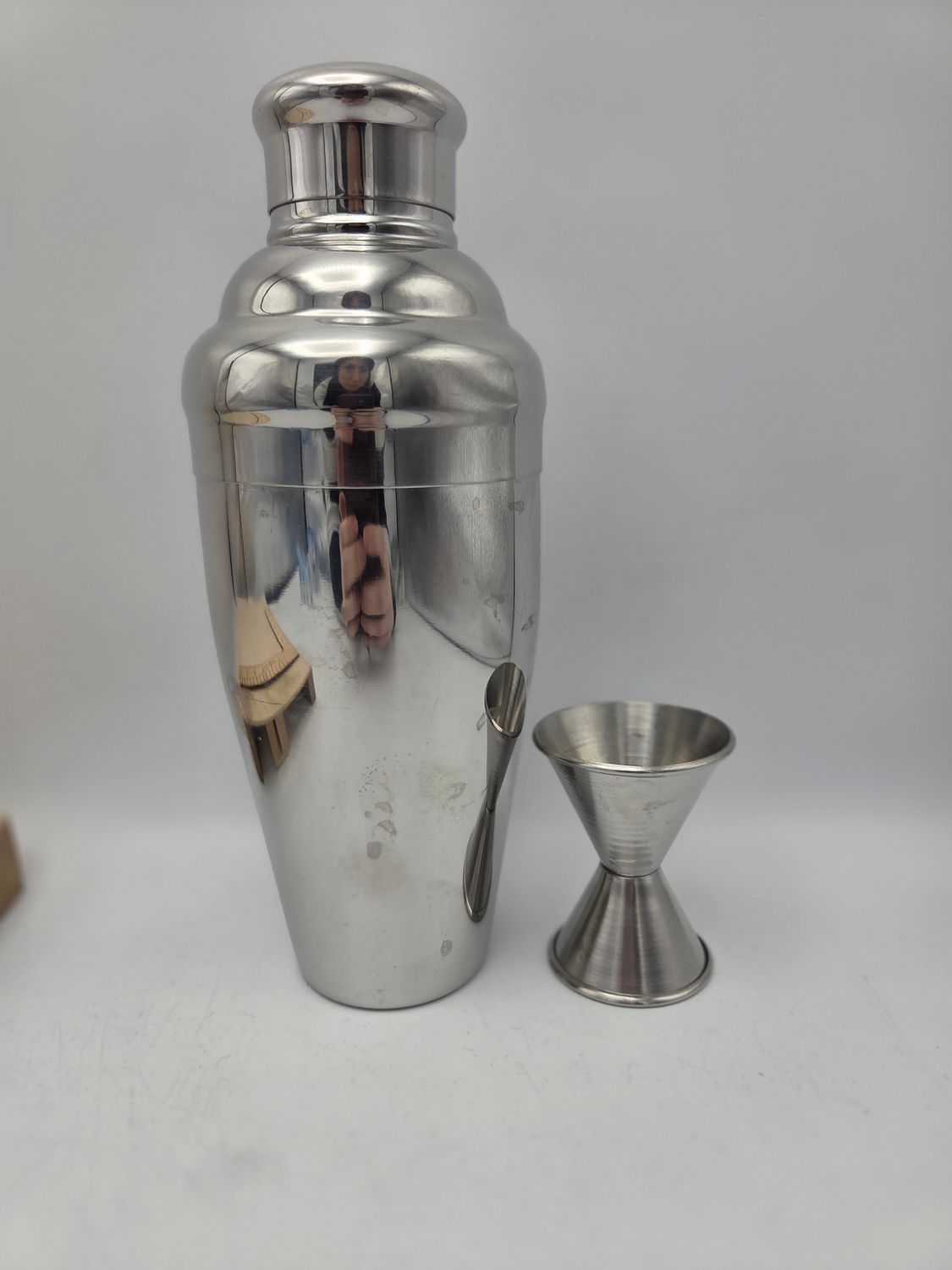 Stainless Steel Cocktail Shaker &amp; Jigger