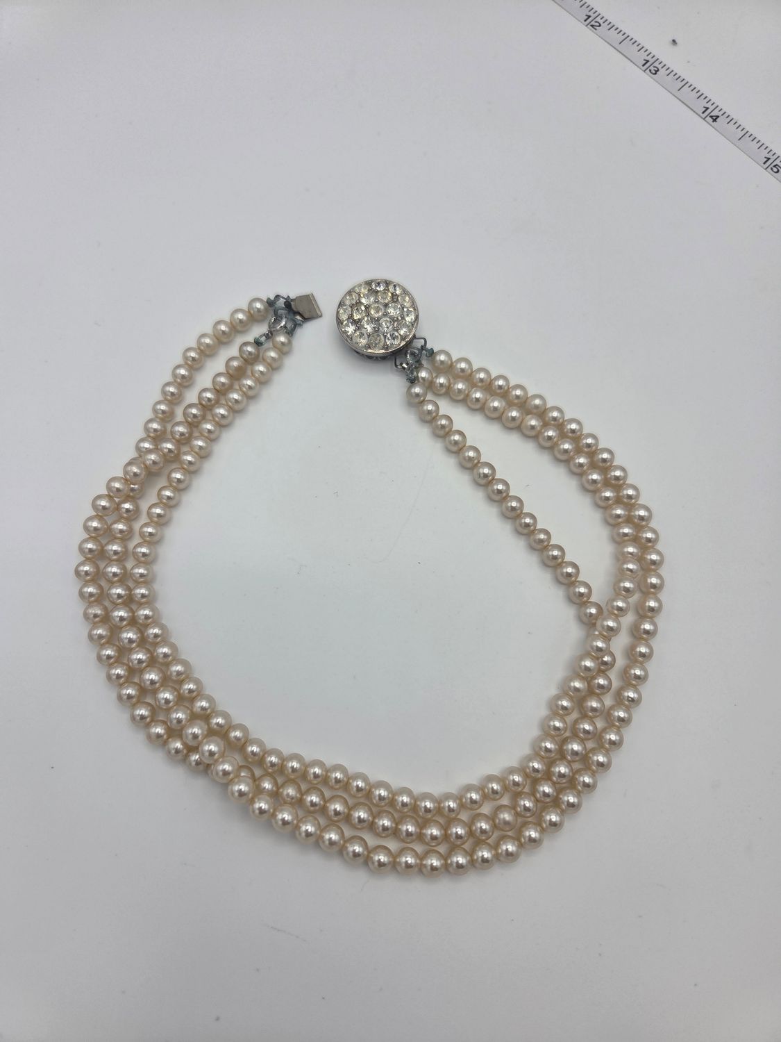 Sarah Coventry Faux Pearl Neckl.