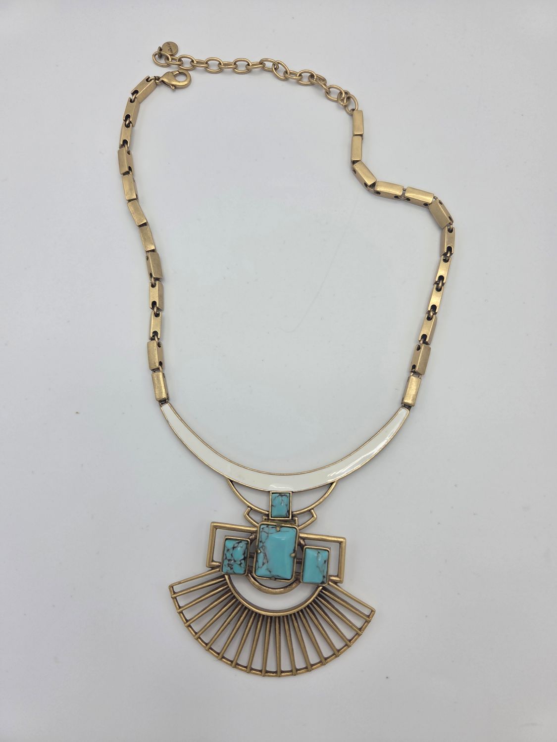 Stella &amp; Dot Gold Tone Necklace