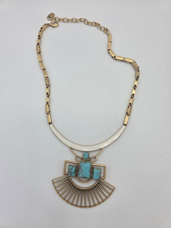 Stella &amp; Dot Gold Tone Necklace