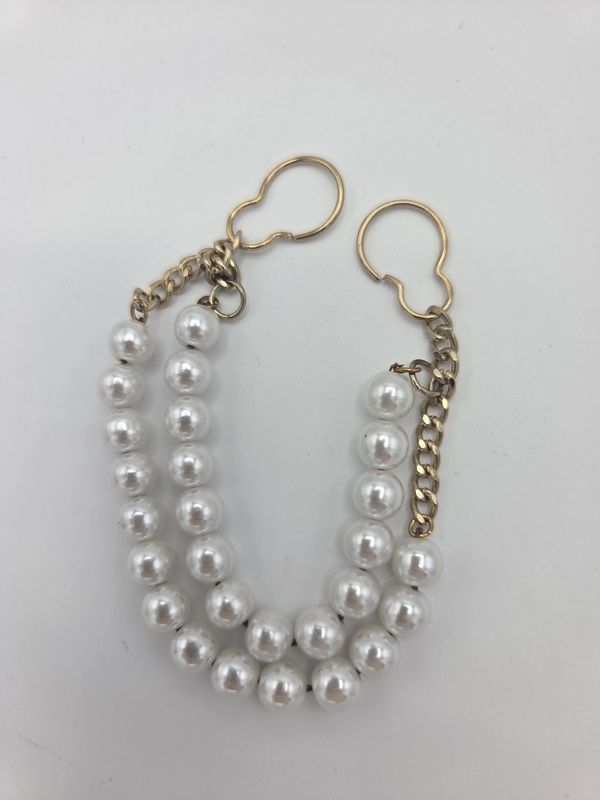 Faux Pearl Double Strand Sweater or Purse Embellishment