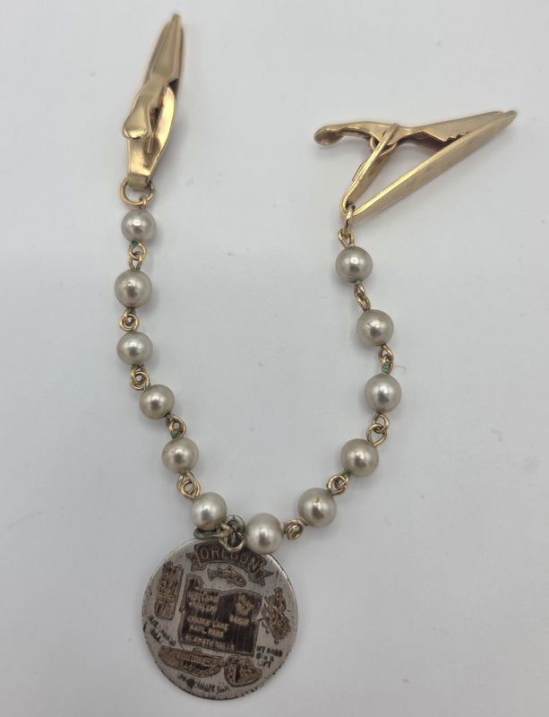 Vintage Oregon Souvenir Collar Clip