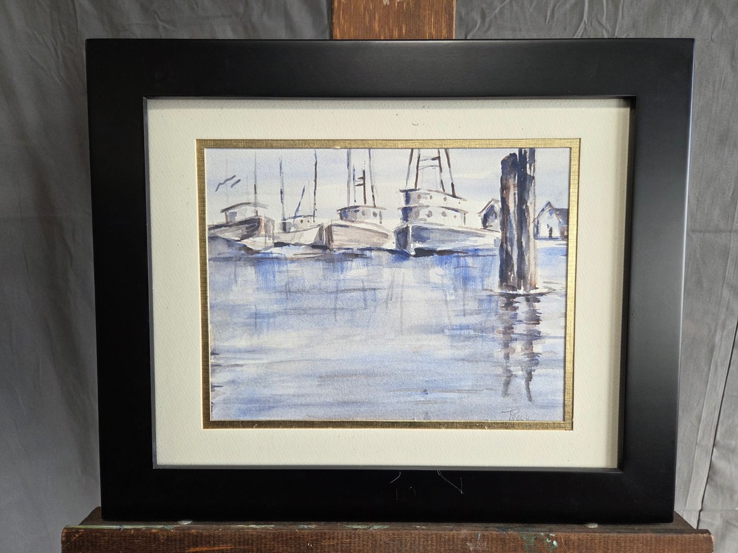 Harbor - Peggy Riley, Watercolor