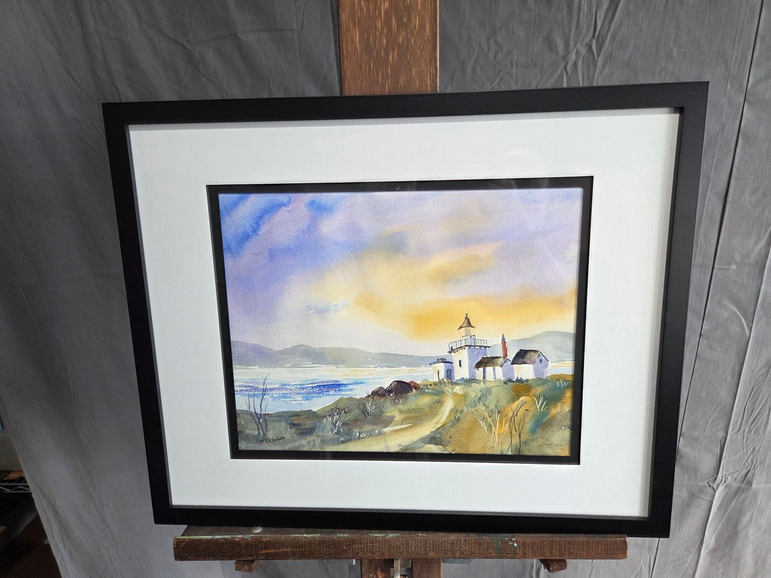 Lighthouse Painting - Jan Nicholson