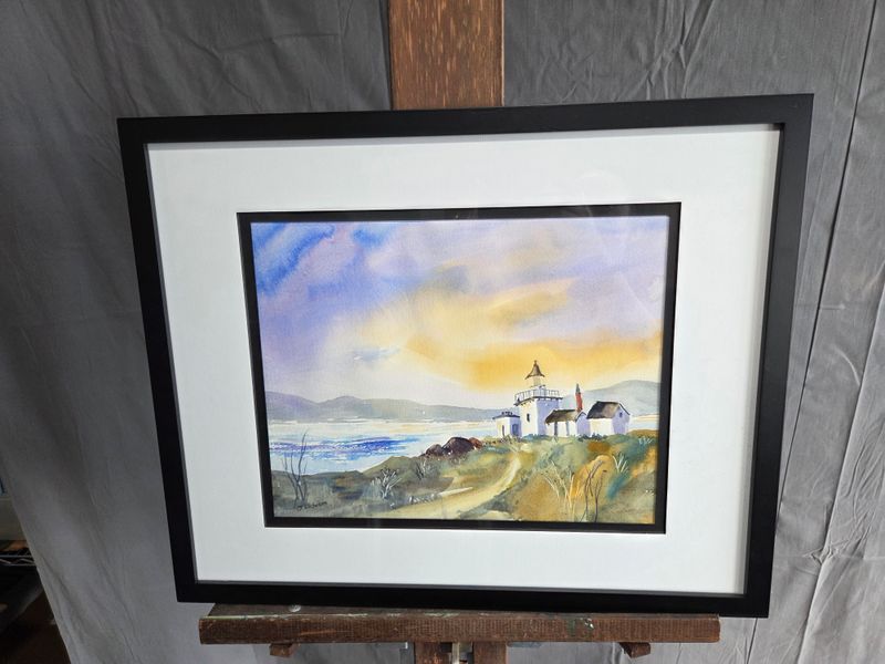 Lighthouse Painting - Jan Nicholson