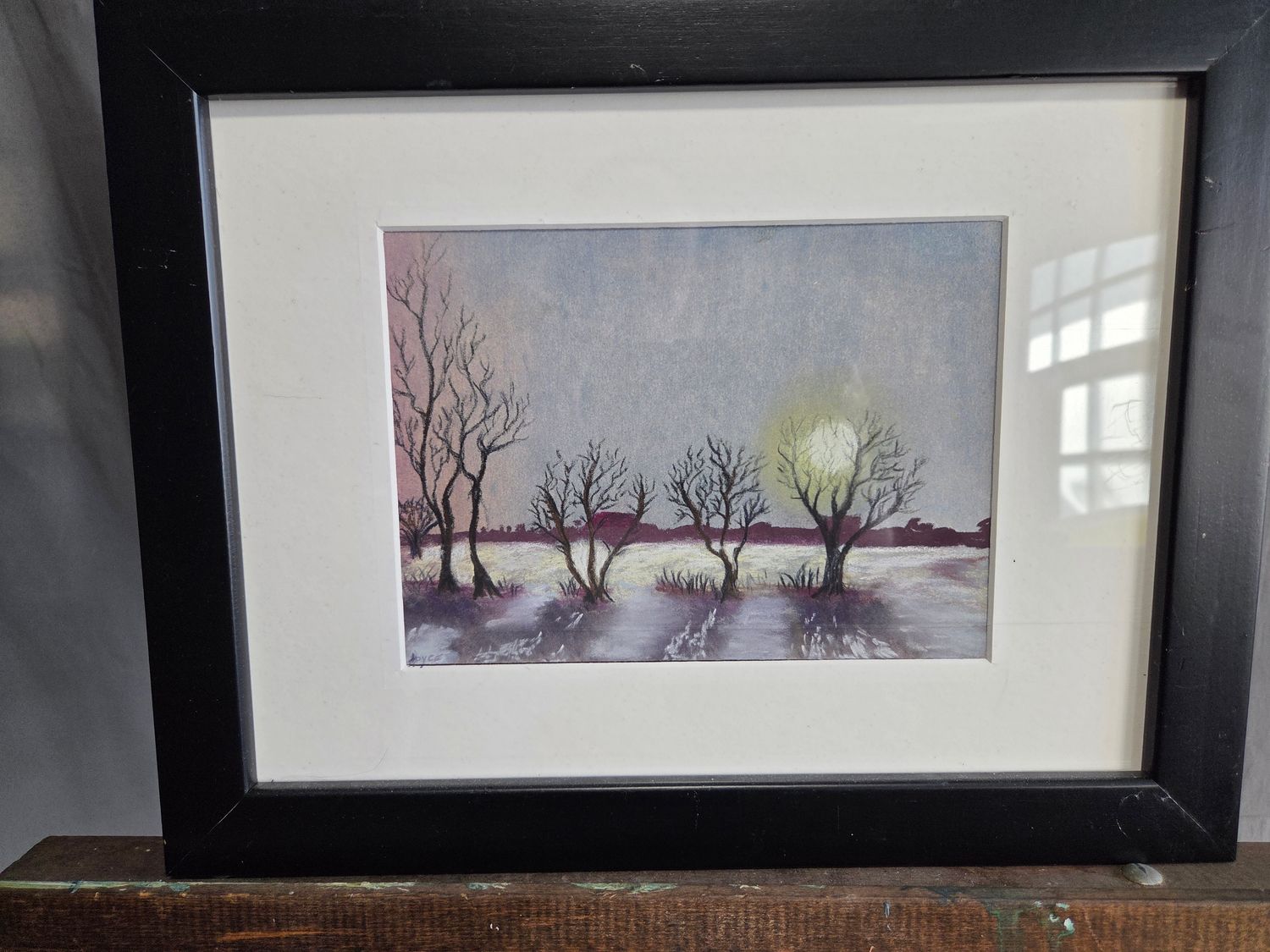Moon Winter Marsh, Joyce Painting