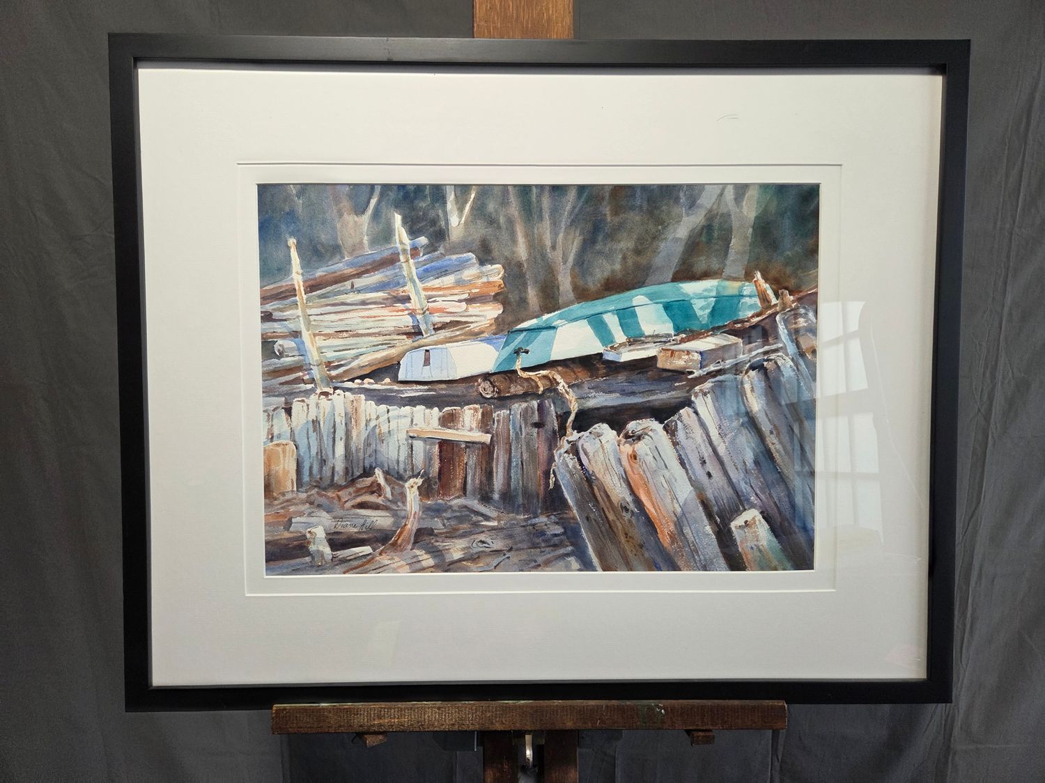 Rustic Boatyard - Diane Hill