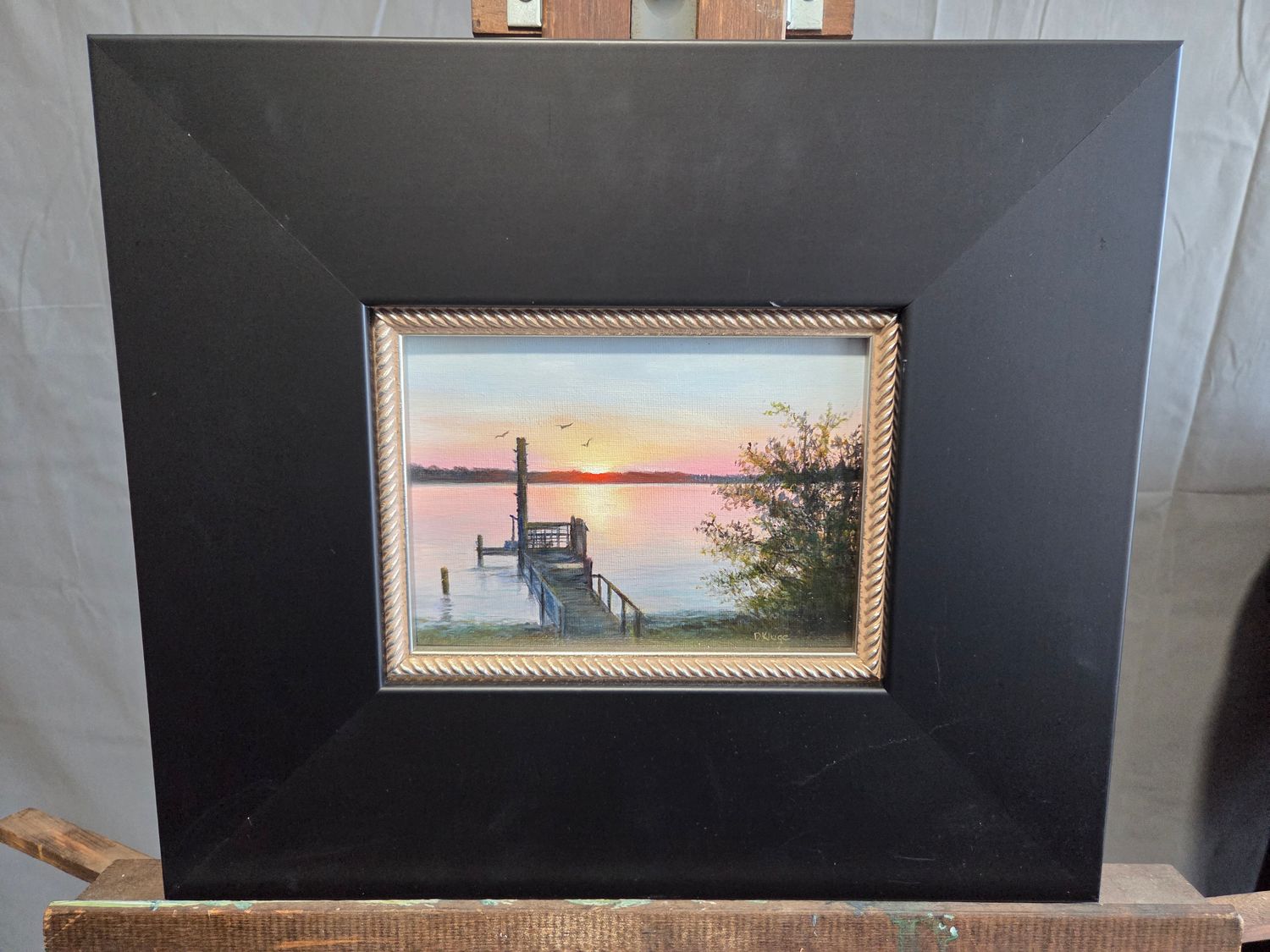 Sunset Dock - Debbie Kluge Painting