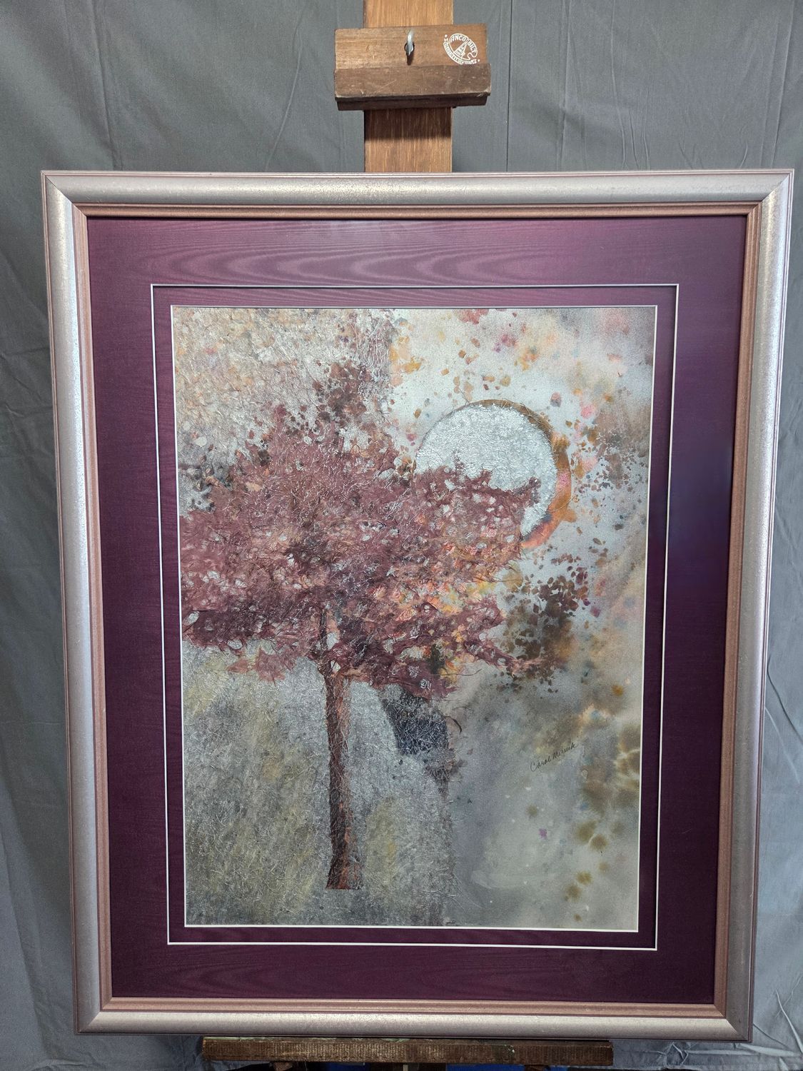 Tree &amp; Moon Mixed Media - Carol Muruh