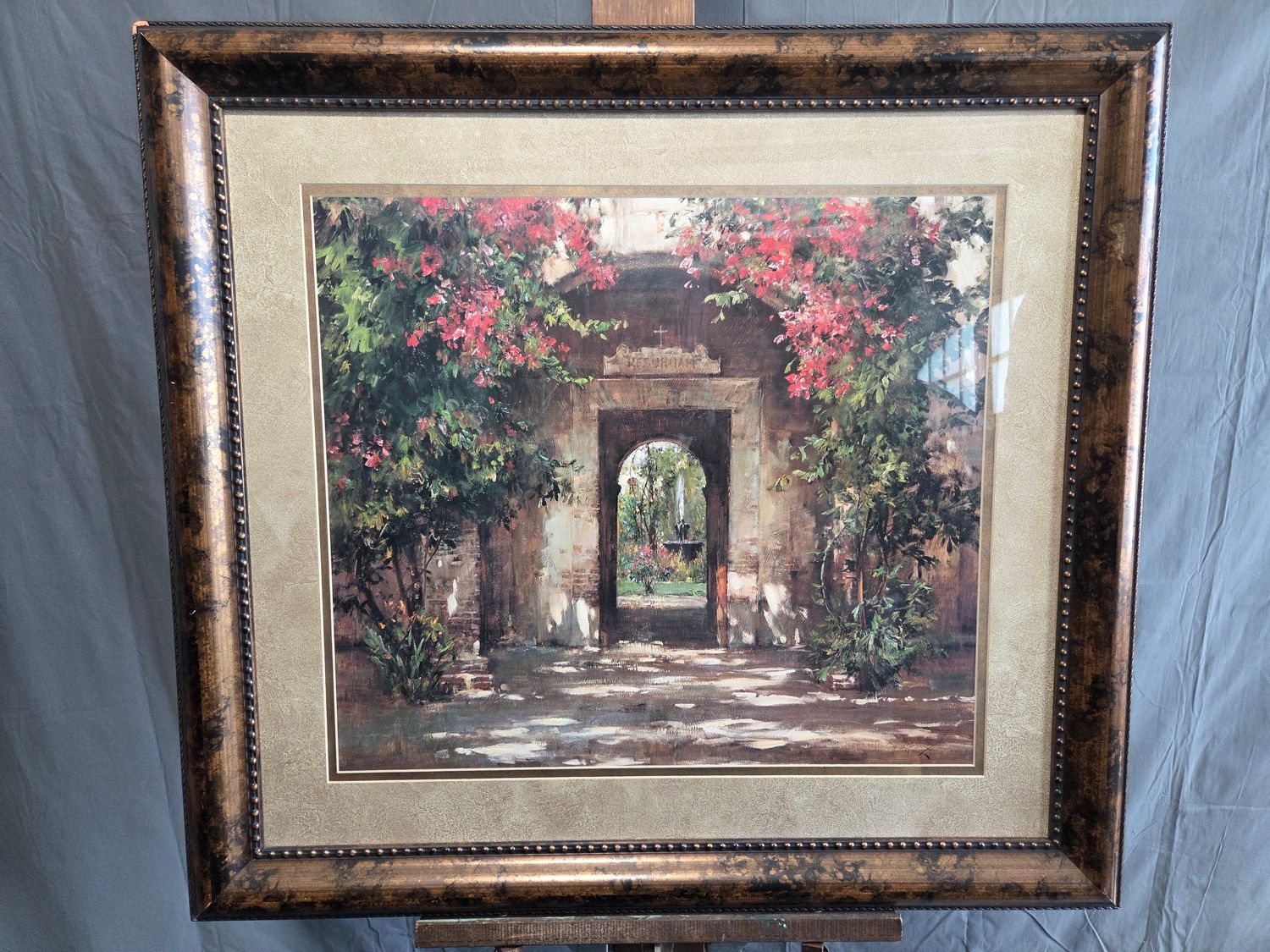Flowered Doorway Print - Cyrus Afsary