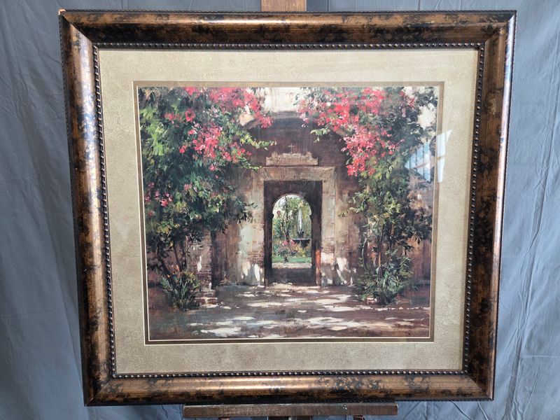 Flowered Doorway Print - Cyrus Afsary