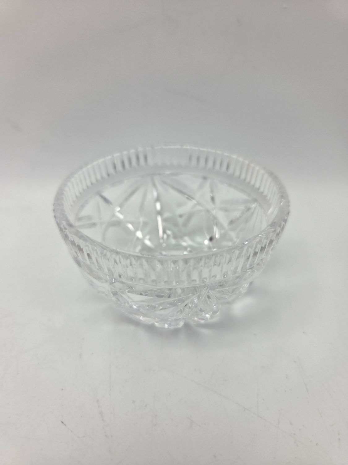 Crystal Starburst Open Salt Cellar