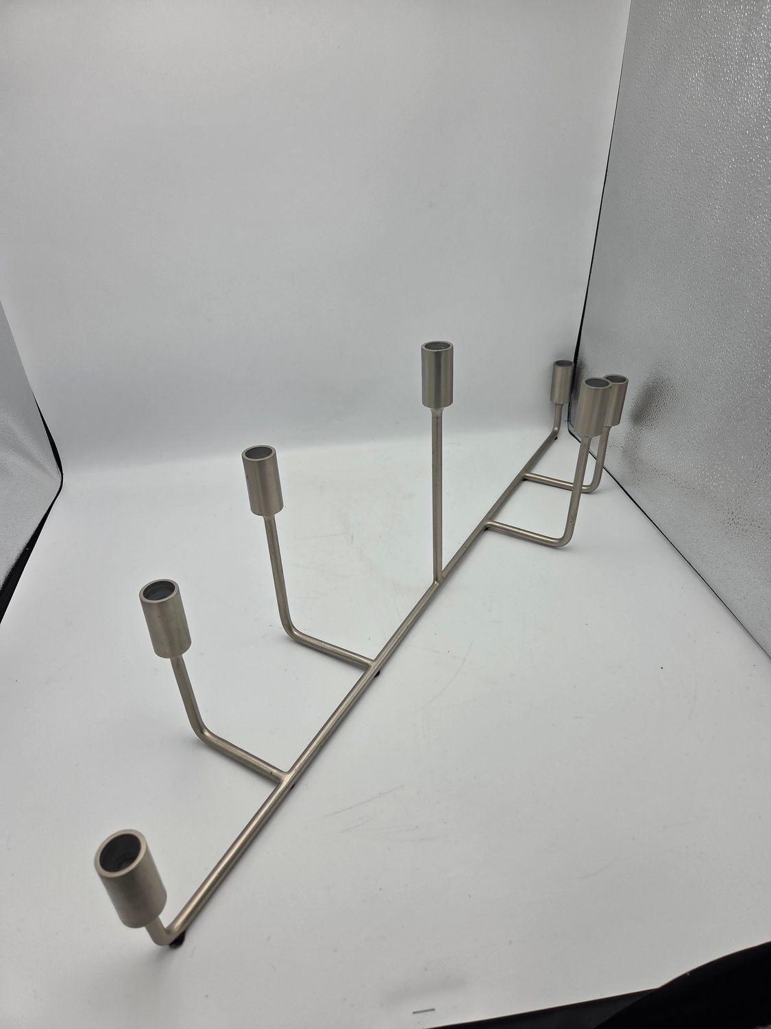 7-Light Brushed Nickel Candelabra