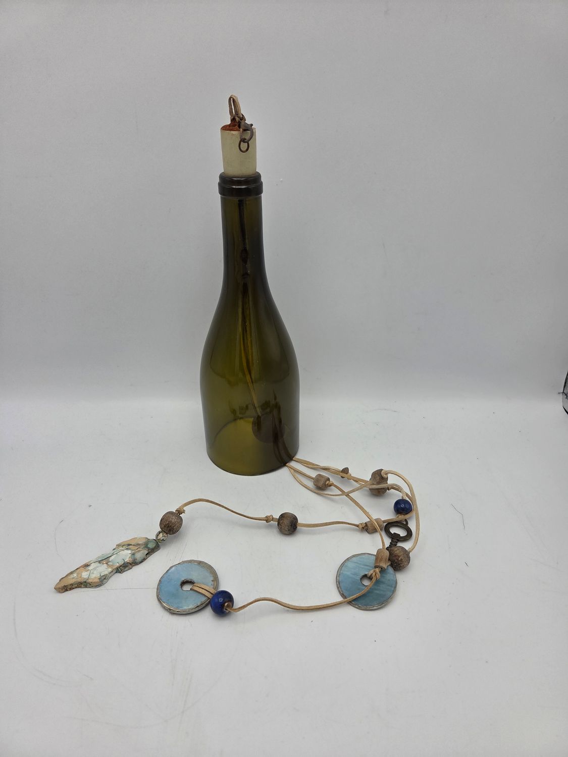 Artisan Bottle Mixed-Media Chimes