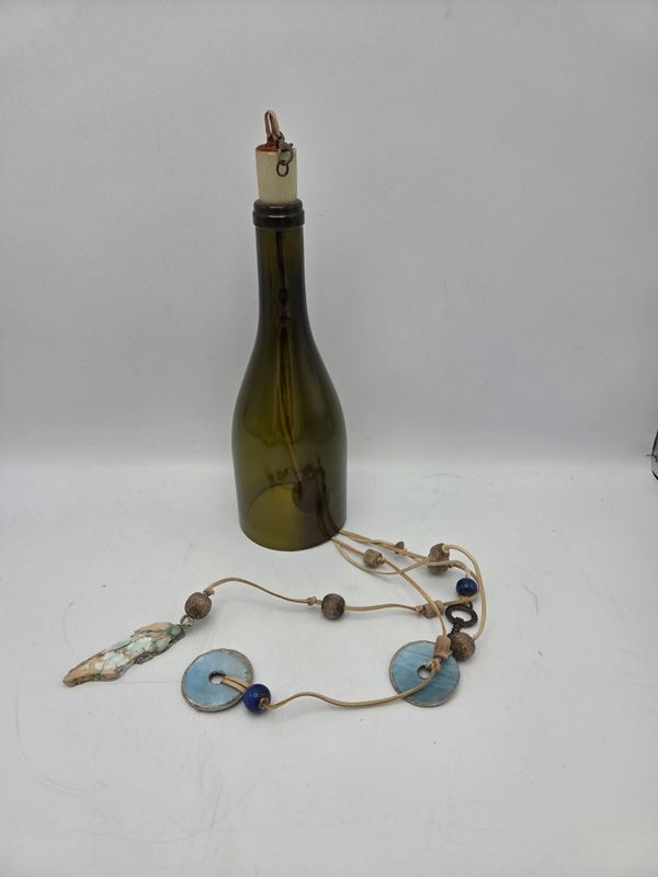 Artisan Bottle Mixed-Media Chimes