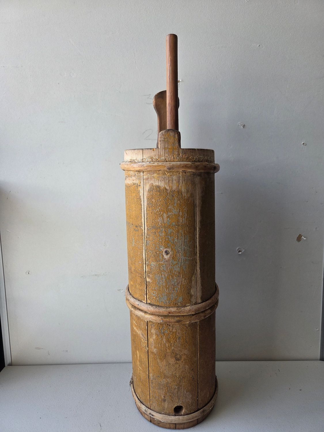 Antique Wooden Dash Butter Churn