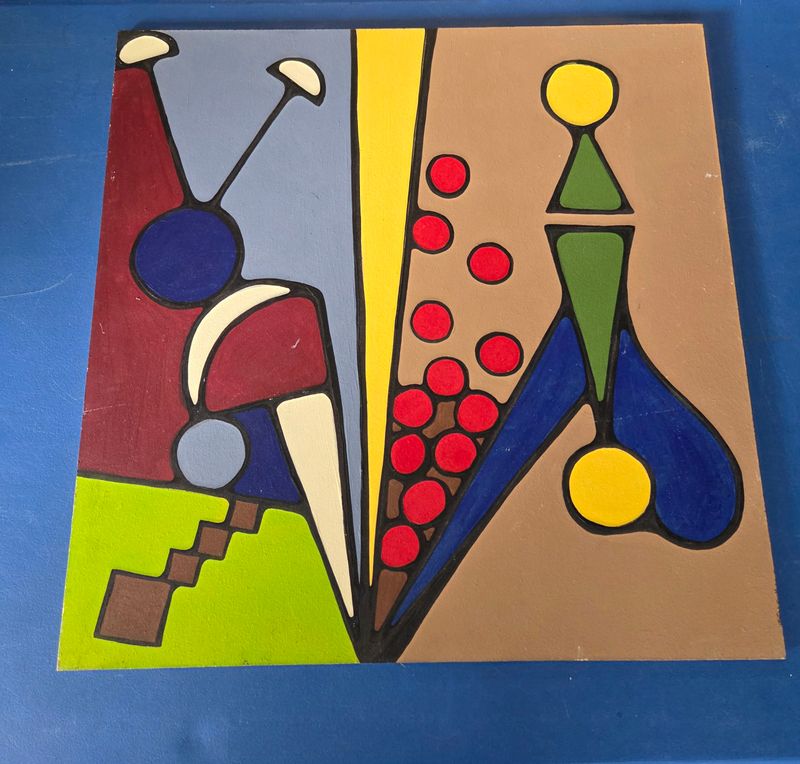 Geomet Abstract Painting Board