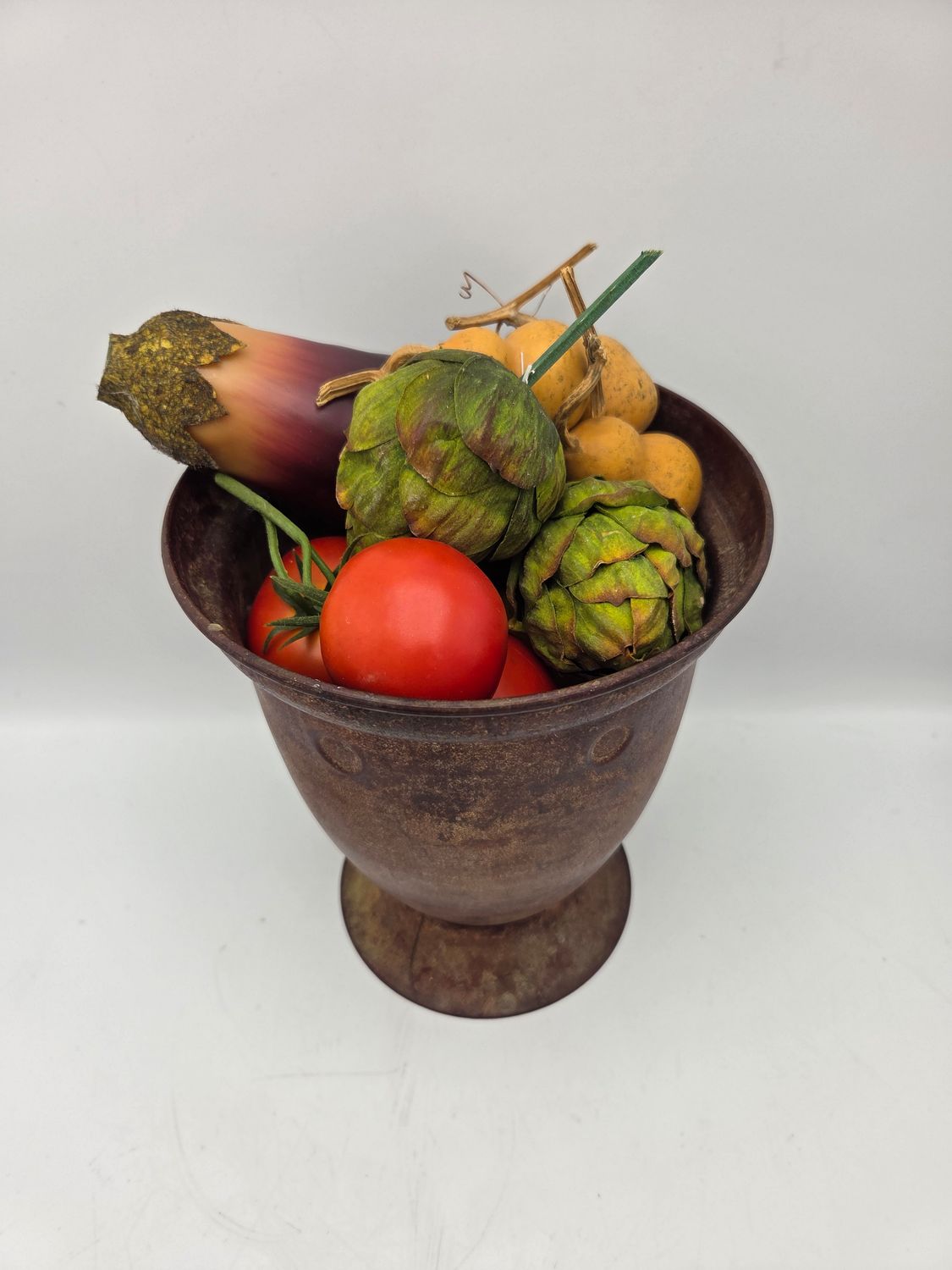 J.J. Designs Brass Footed Vase