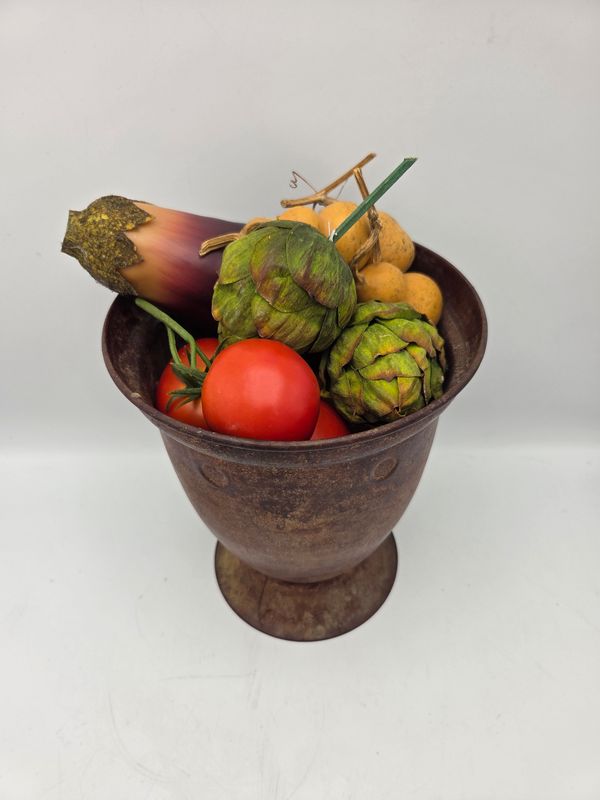 J.J. Designs Brass Footed Vase