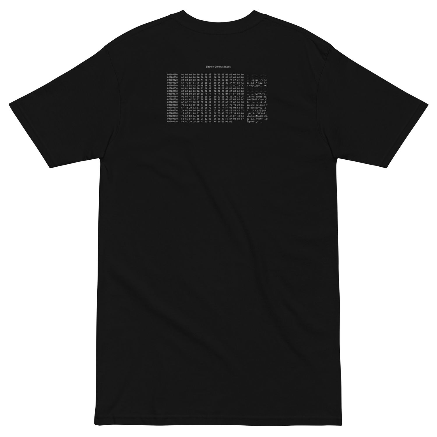 Bitcoin Genesis Block - T-Shirt