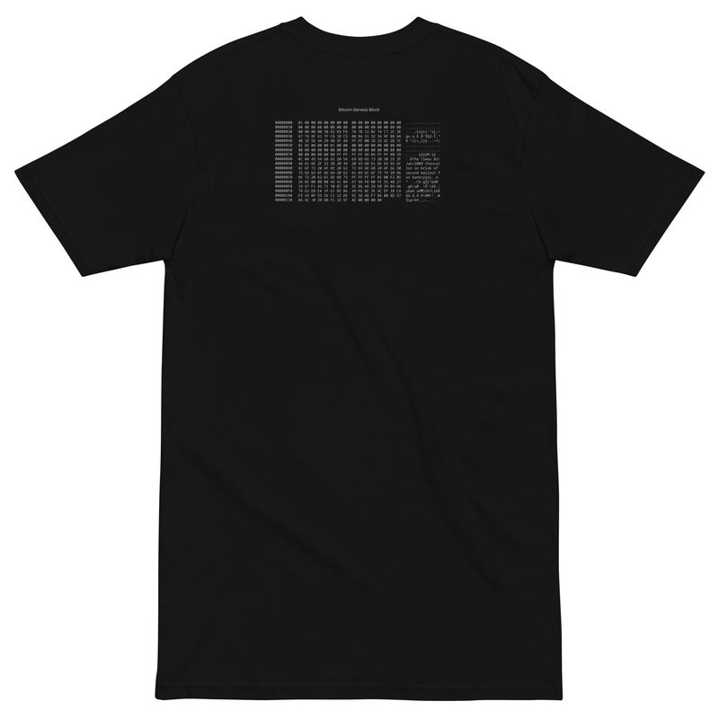 Bitcoin Genesis Block - T-Shirt