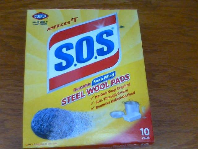 SOS Soap scrubing pads, 10 count
