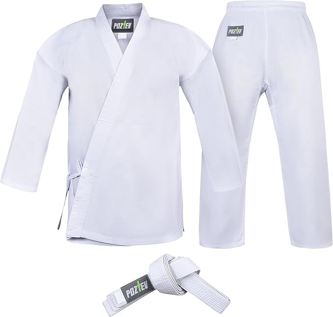 KARATE UNIFORM/STUDENT WHITE OR BLACK