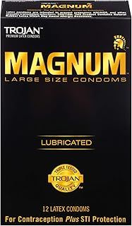 Magnum Condoms, 12 ct box, lubricated