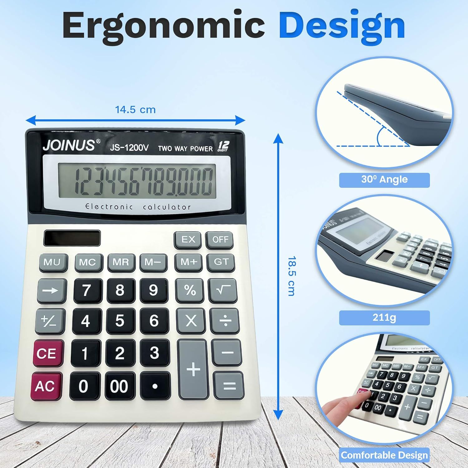 Empire Desk Calculator , Large key buttons